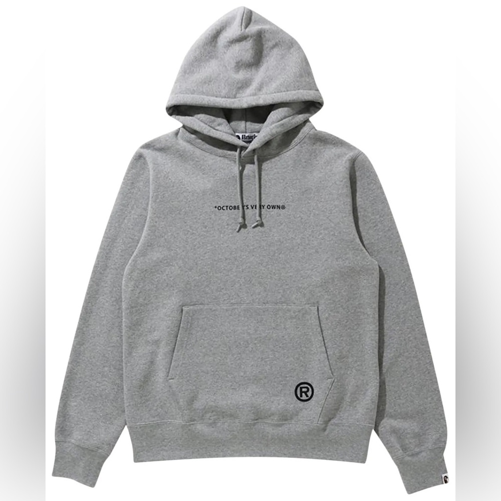 BAPE x OVO Pullover Hoodie 'Gray'